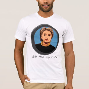 Hon har mitt att rösta den Hillary Clinton Tröja