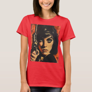 Hon har ögon av en revolver T-shirt