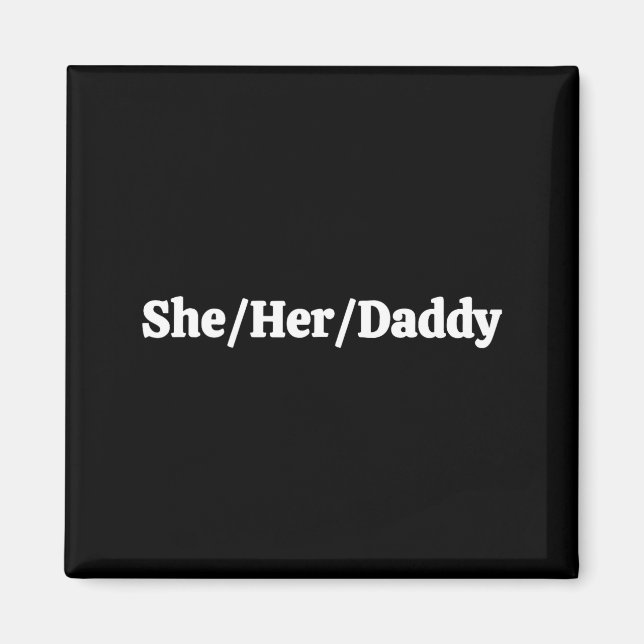 Hon Hennes Pappa  Magnet (Framsidan)
