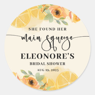 Hon hittade hennes Möhippa för söm kuvert försegli Runt Klistermärke