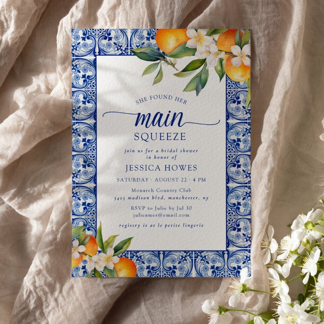 Hon hittade Möhippan för sina viktigaste Orangar Inbjudningar (Skapare uppladdad)