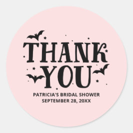 Hon hittade sin Boo Halloween Möhippa Classic Runt Klistermärke