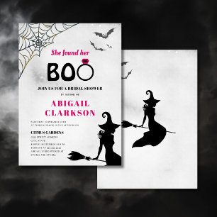 Hon hittade sin Boo Halloween-Möhippa Inbjudningar