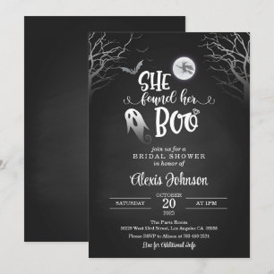 Hon hittade sin Boo-Möhippa med Ghost Inbjudningar