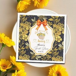 Hon hittade sin bröllopsdusch för Biet  Pappersservett