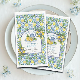 Hon Hittade Sin Bröllopsfest Pappersservett