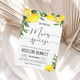 Hon hittade sin bröllopsfestinbjudan till Main Squ Inbjudningar