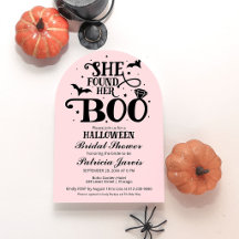 Hon hittade sin Brudslöj Halloween Bröllopsdusch