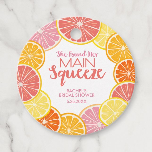 Hon Hittade Sin Drömbrud Bröllopsfest Gåvor Etiketter (Framsida)