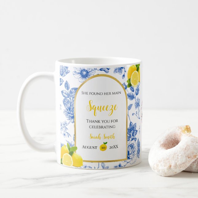 Hon Hittade Sin Drömprins Bröllopsfest Kaffemugg (Med munk)
