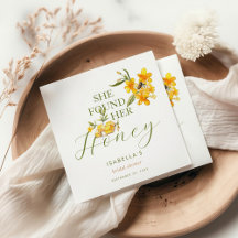 Hon hittade sin Honey Bee Blommiga Bröllopsdusch