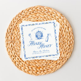 Hon hittade sin honungsblått Grekland Bachelorette Pappersservett