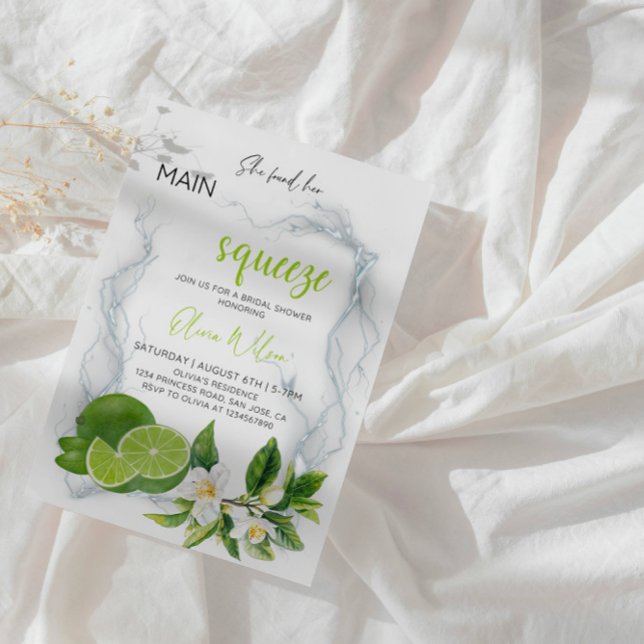 Hon hittade sin huvudsäck | Citrus Möhippa Inbjudningar (Skapare uppladdad)