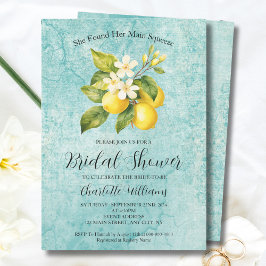 Hon hittade sin huvudsakliga Lemon-Möhippa Inbjudningar