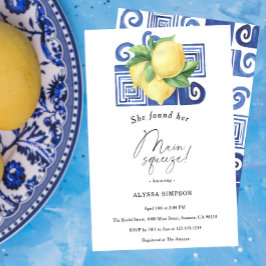 Hon hittade sin huvudsakliga Lemon-Möhippa Inbjudningar