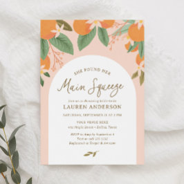 Hon hittade sin huvudsakliga Möhippa för citrusfru Inbjudningar