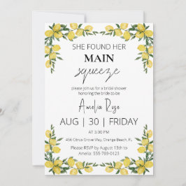 Hon hittade sin huvudsakliga möhippa. inbjudningar