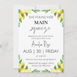 Hon hittade sin huvudsakliga möhippa. inbjudningar