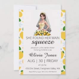 Hon hittade sin huvudsakliga möhippa. inbjudningar