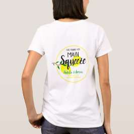 Hon hittade sin huvudsakliga squeeze citroner bröl t shirt