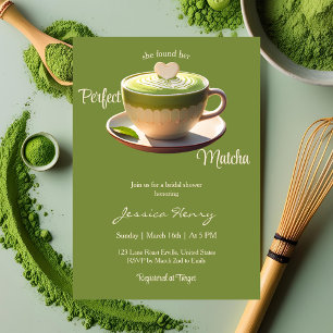 Hon hittade sin Perfekt Matcha Möhippa Inbjudningar