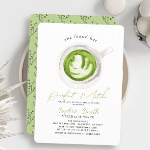 Hon hittade sin Perfekt Matcha Möhippa Inbjudningar