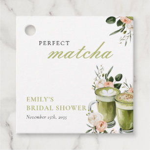 Hon Hittade Sin Perfekta Matcha Bröllopsdusch Gåvor Etiketter