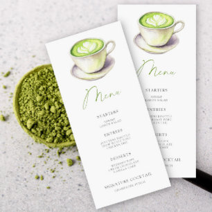 Hon hittade sin perfekta matcha bröllopsduschmeny meny