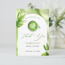 Hon hittade sin perfekta matcha Elegant bröllopsdu Tack Kort