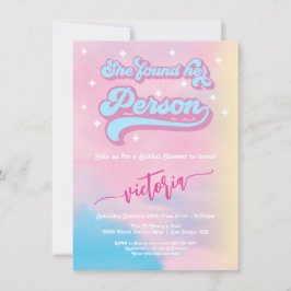 Hon hittade sin person Pop Star Disco Party Inbjudningar