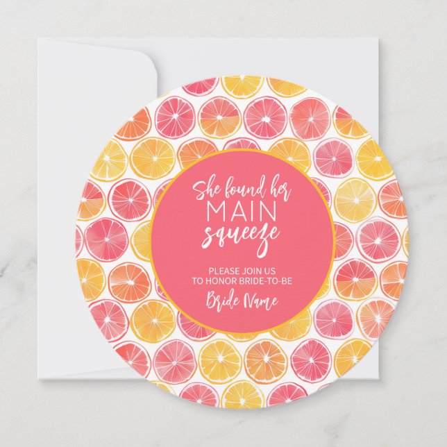 Hon hittade sin viktigaste Möhippa. Inbjudningar (Framsida)