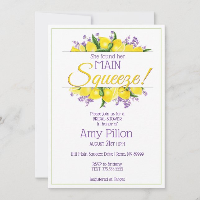 Hon hittade sin viktigaste siste - Möhippa Inbjudningar (Framsida)