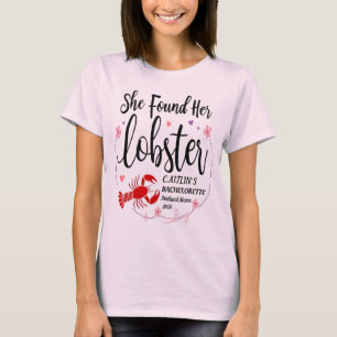 Hon Hittade Sina Hummer Anpassad Sjungbrudsfest T Shirt
