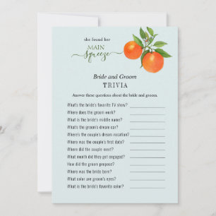 Hon hittade sitt huvudsakliga tryck Shower Trivia- Inbjudningar