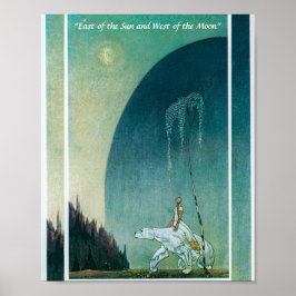 Hon höll fast vid Bear Kay Nielsen Poster