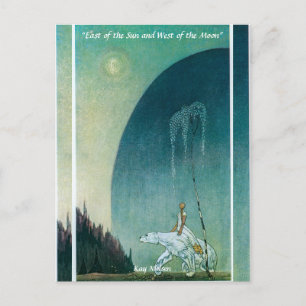 Hon höll fast vid Bear Kay Nielsen Vykort
