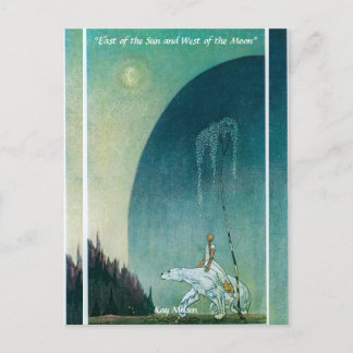 Hon höll fast vid Bear Kay Nielsen Vykort
