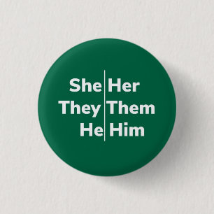 Hon/hon De/de Han/han Pronoun Pin Knapp