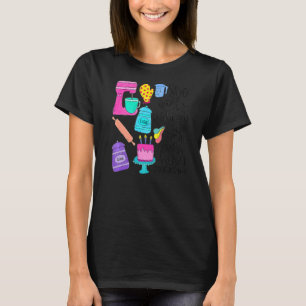Hon jobbar gärna med Händer Baker Women T Shirt
