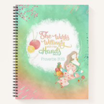 Hon jobbar gärna med hennes Händer Knitting