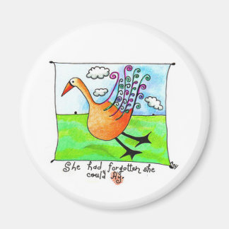 Hon kan flyga magnet