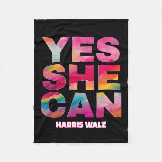 Hon kan Harris Wheimer 2024 Fleecefilt (Framsidan)