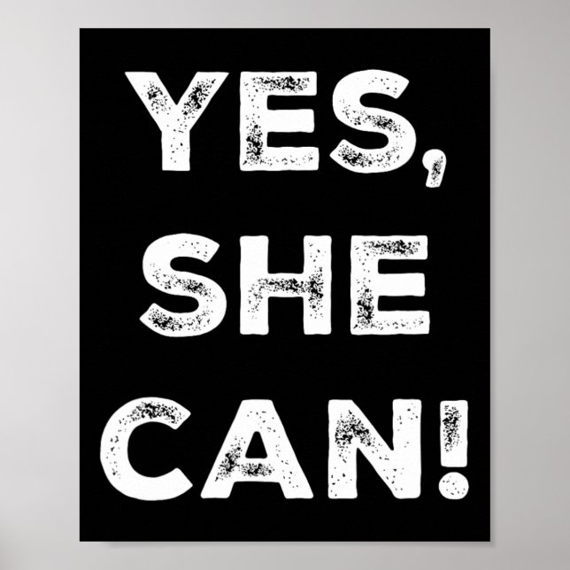 Hon kan Kamala Harris Dnc Slogan President 2024 Poster (Framsidan)