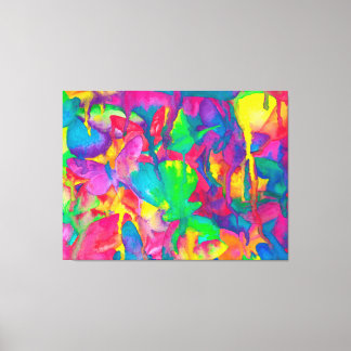 Hon klarar Bright Butterfly Canvastryck
