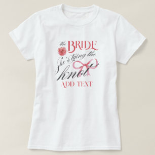 Hon Knutar Knuten Coquette Sjungande Brud T Shirt