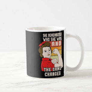 Hon kom ihåg vem hon var och matchen ändrades 5 kaffemugg
