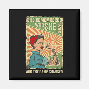 Hon kom ihåg vem hon var och matchen ändrades magnet