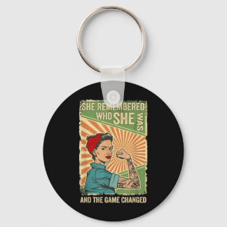 Hon kom ihåg vem hon var och matchen ändrades nyckelring