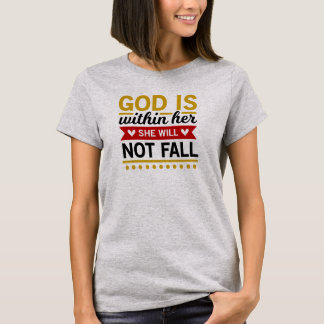 Hon kommer inte att bli kristen. t shirt
