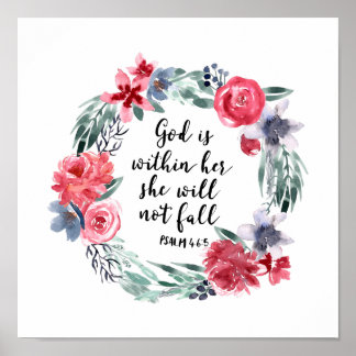 Hon kommer inte att falla. poster